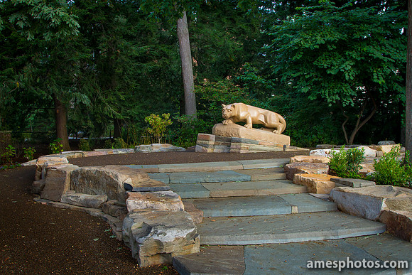 New Nittany Lion Shrine - morning light, wide angle