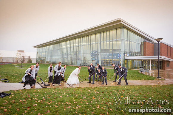 Penn State Campus wedding photos