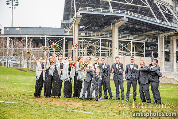 Penn State Campus wedding photos