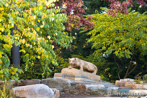 New Nittany Lion Shrine Fall 2013 - fall foliage